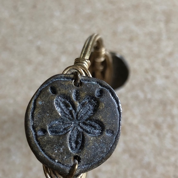 BOURBON and Bowties Sand Dollar Bangle - Picture 5 of 16